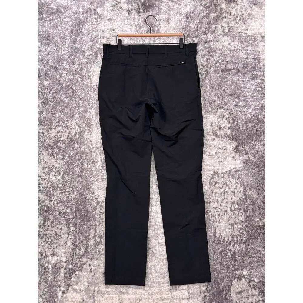 Banana Republic Pants 34 x 34 Mens Black Slim Fit Tech Fabric